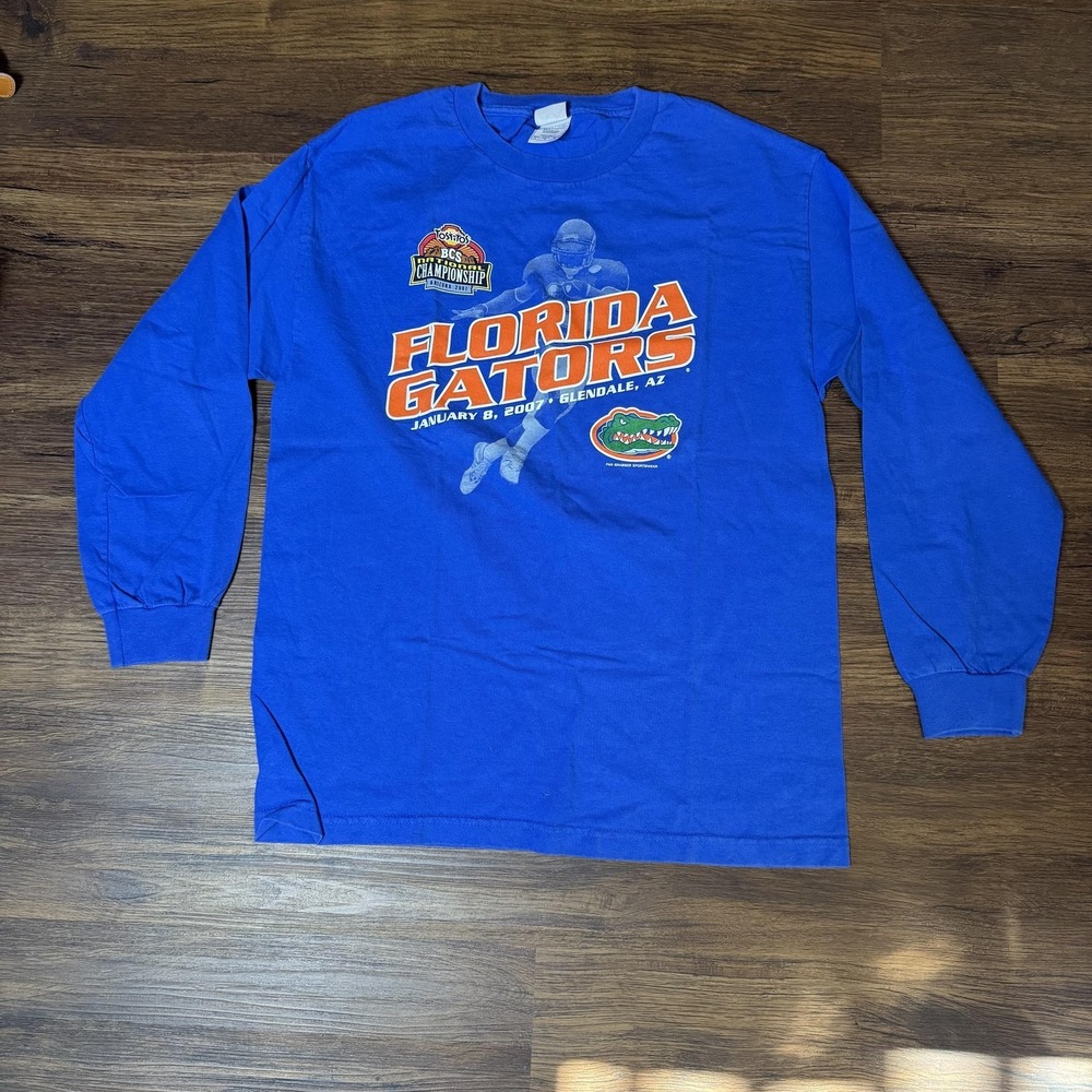 Florida‎ Gators Shirt Mens Large NCAA Football BCS National Championship 2007